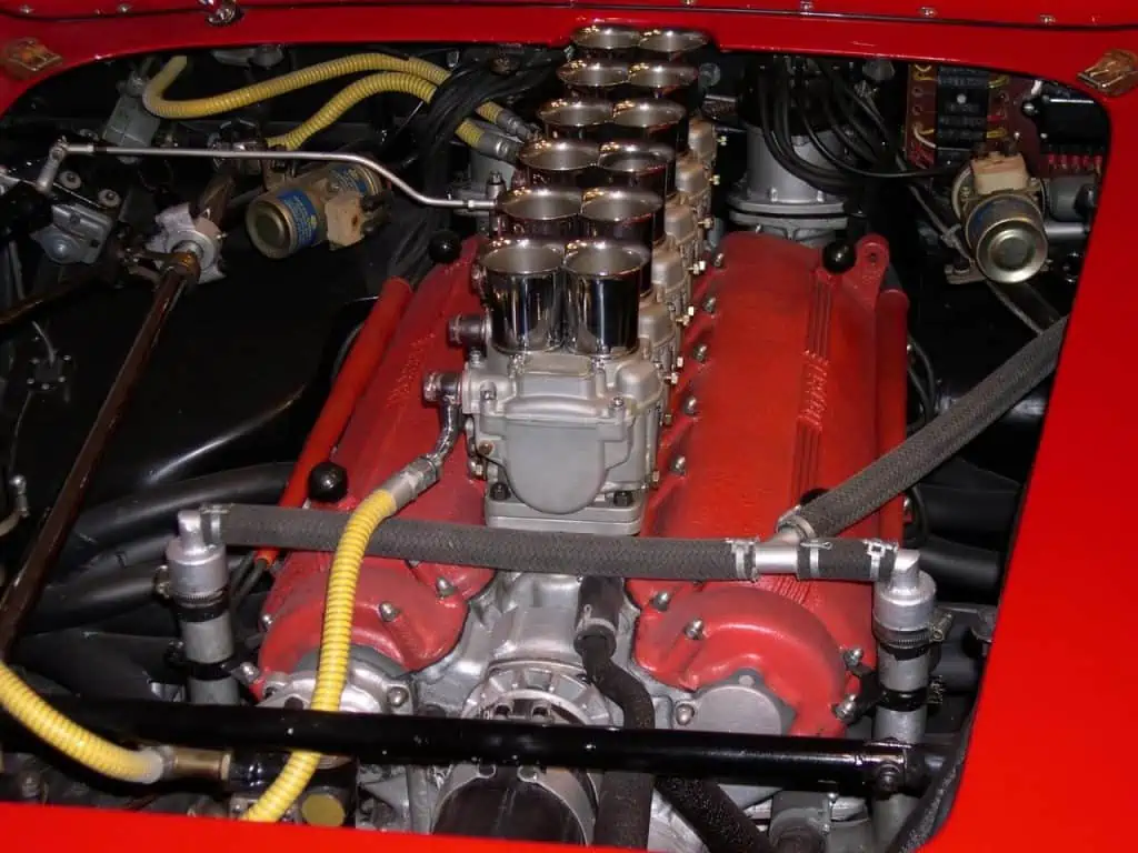 7. A Ferrari Colombo engine