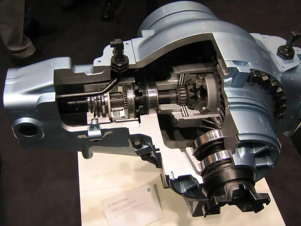 7. A car reat differntial components 1