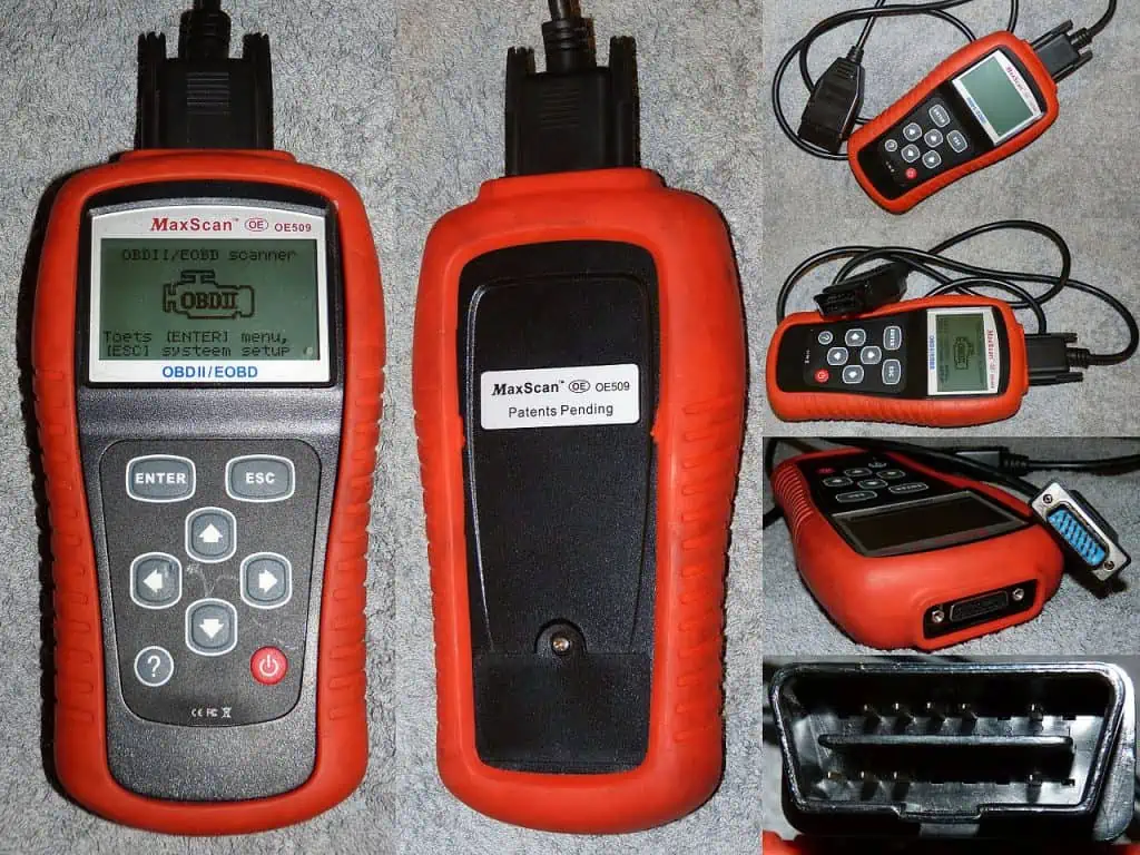 7. A typical onboard diagnostics OBD handheld scanner 1