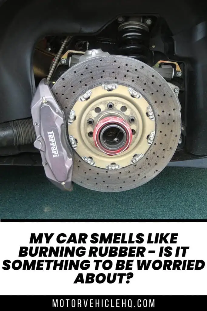 7. Car Smells Like Burning Rubber