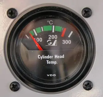 7. Cylinder Head Temperature gauge