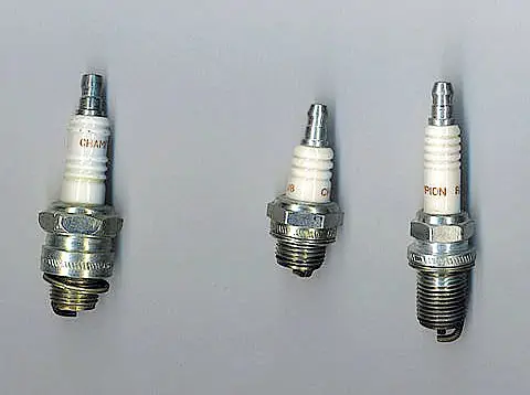 7. Different spark plug sizes