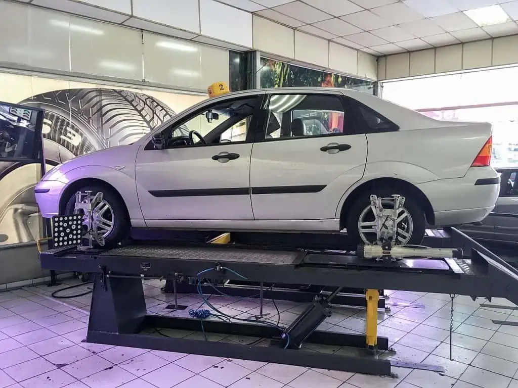 7. Wheel alignment