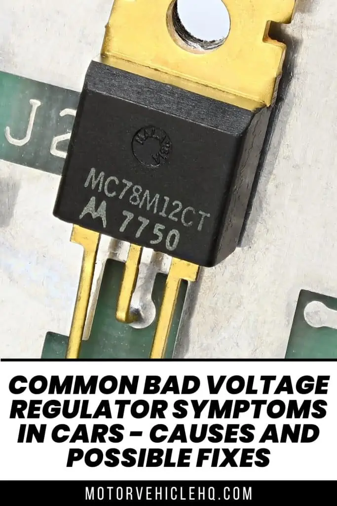 8. Bad Voltage Regulator Symptoms