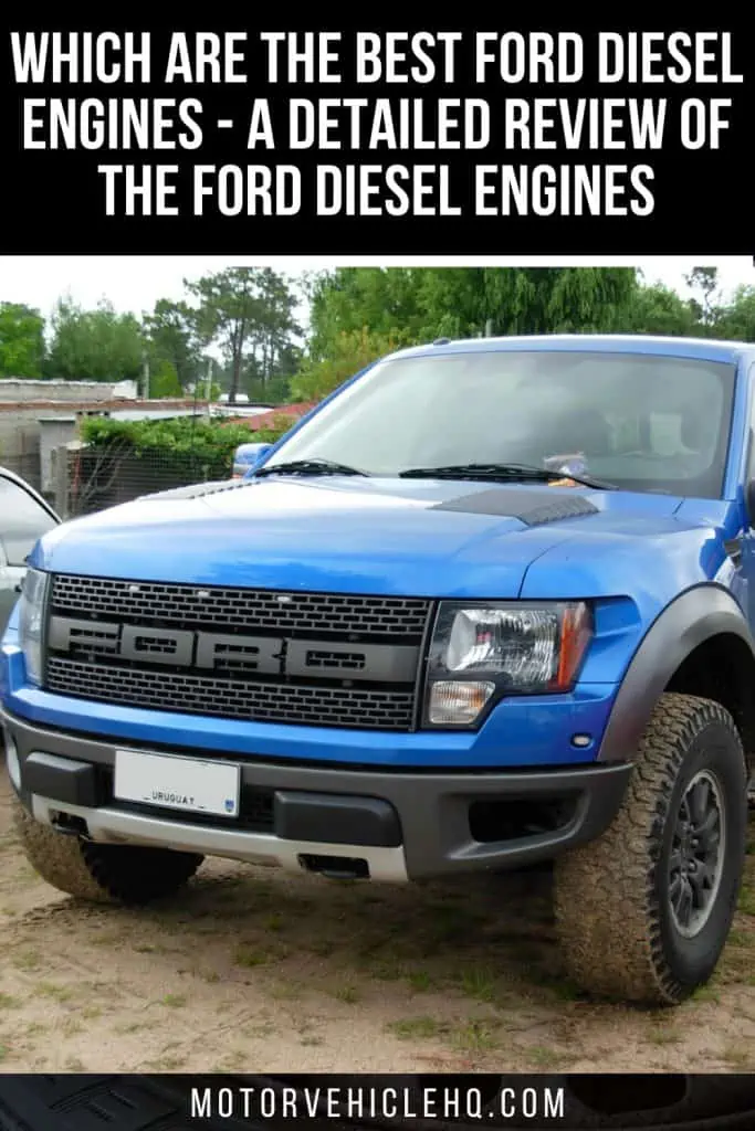 8. Best Ford Diesel Engines