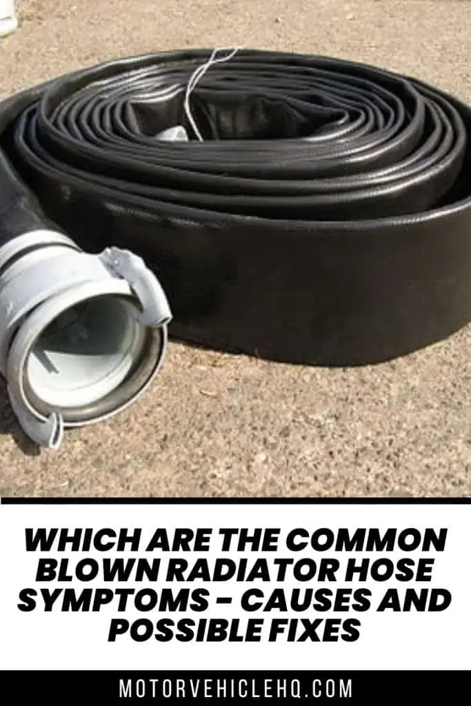 Which are the Common Blown Radiator Hose Symptoms - Causes and Possible ...