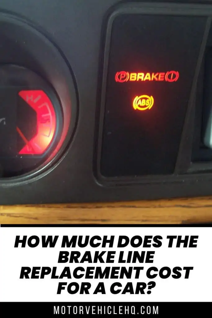 8. Brake Line Replacement Cost