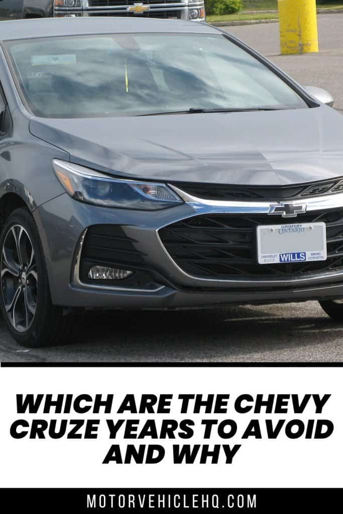 8. Chevy Cruze Years to Avoid