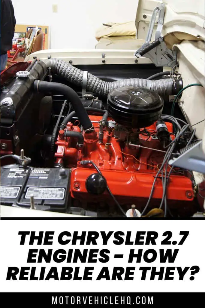 8. Chrysler 2.7 Engines