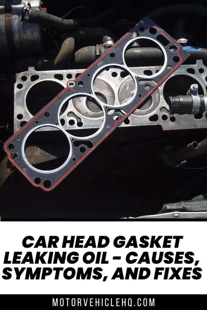 8. Head Gasket Leaking Oil