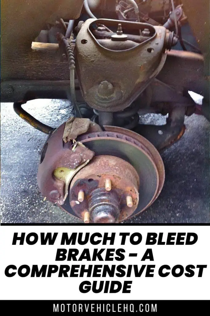 8. How Much to Bleed Brakes