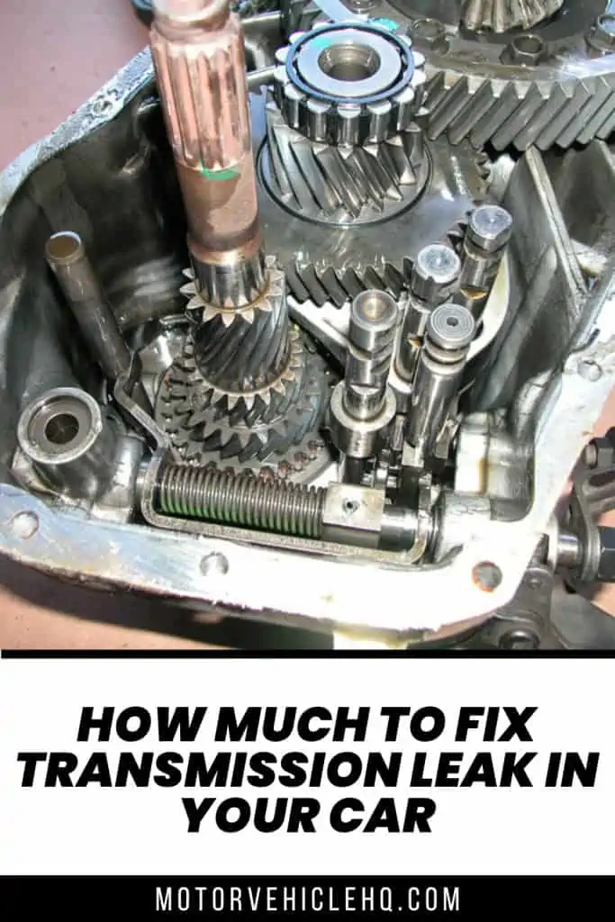 8. How Much to Fix Transmission Leak