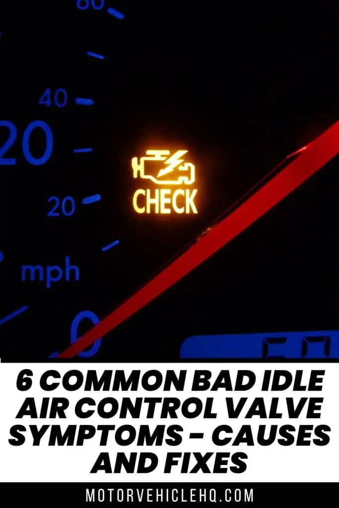 8. Idle Air Control Valve Symptoms