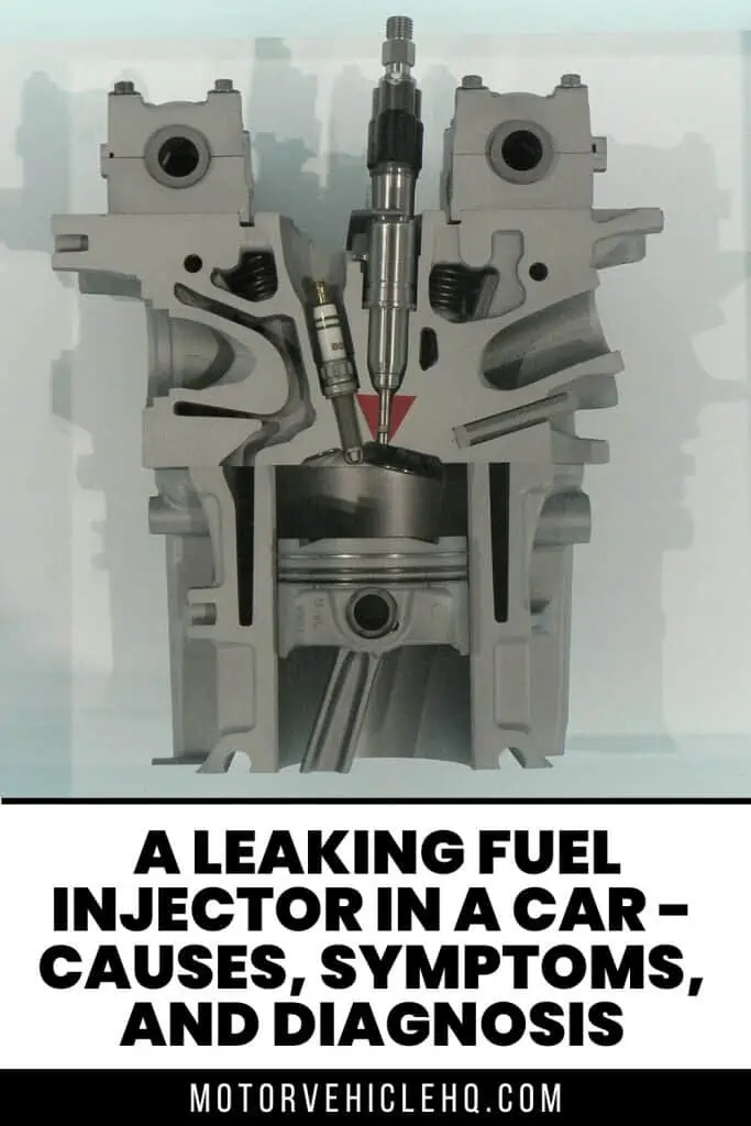 8. Leaking Fuel Injector