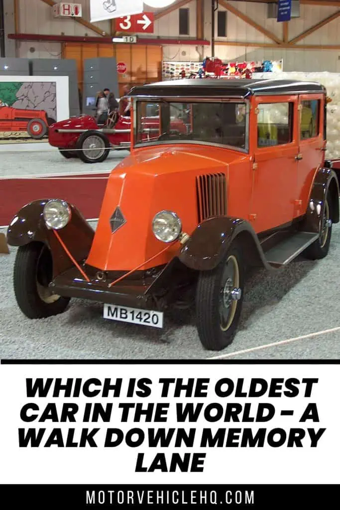 8. Oldest Car In the World