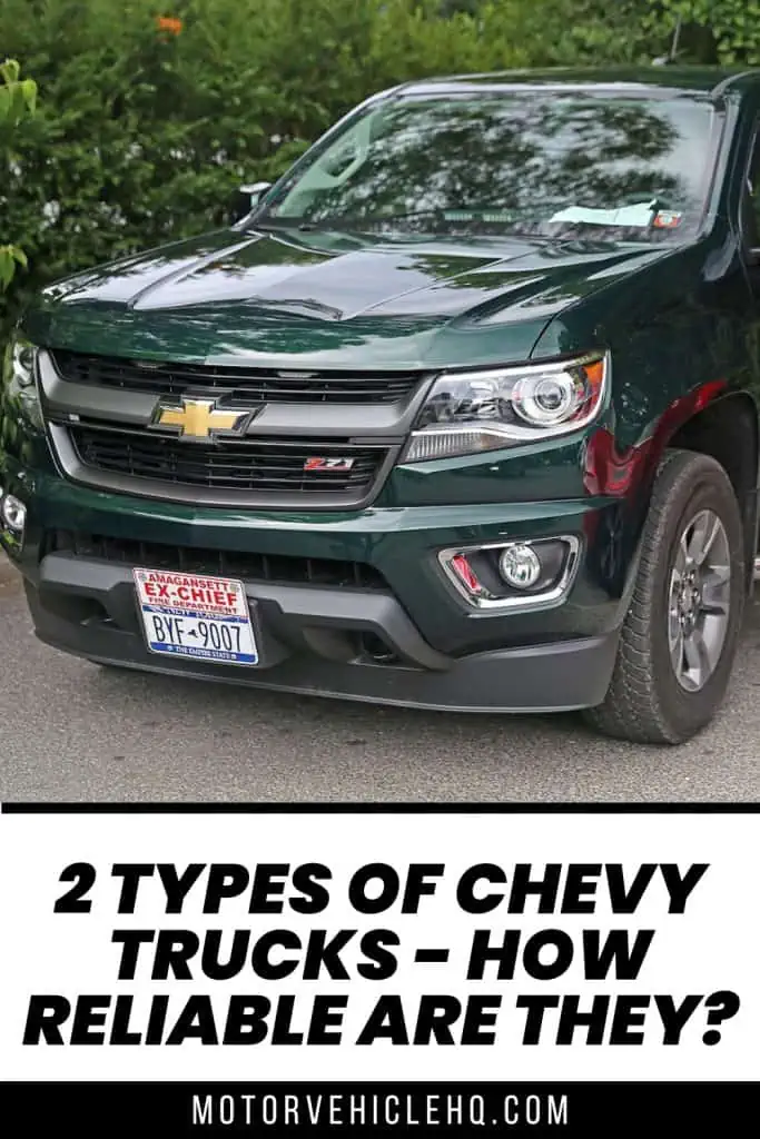 8. Types of Chevy Trucks