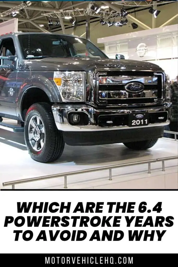 9. 6.4 Powerstroke Years to Avoid