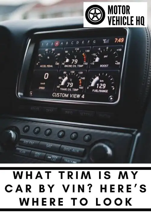 9. What Trim Is My Car by VIN Here s Where To Look
