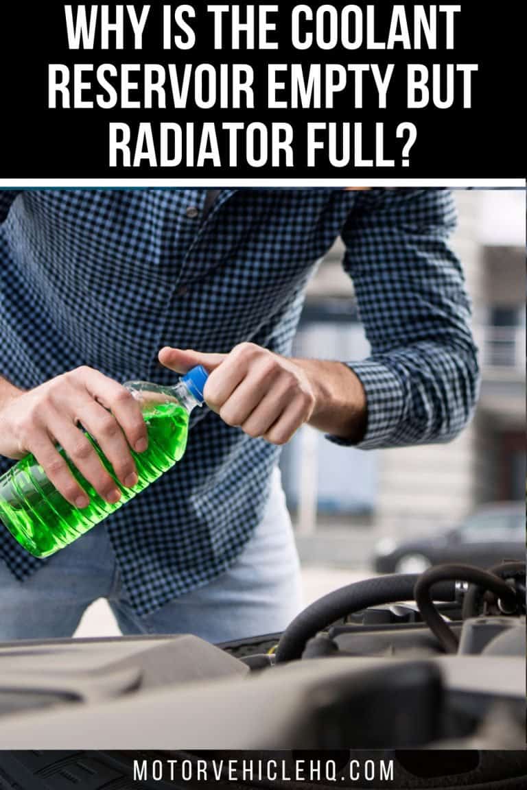 Why is the Coolant Reservoir Empty but Radiator Full? Motor Vehicle HQ
