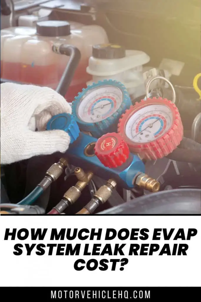 evap system leak repair cost 2