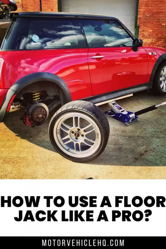 how to use a floor jack 1