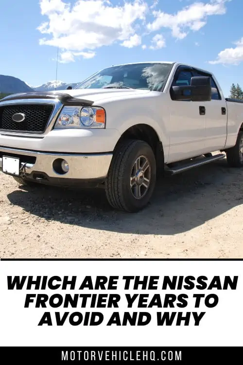 nissan frontier years to avoid 1