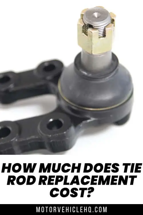 tie rod replacement cost