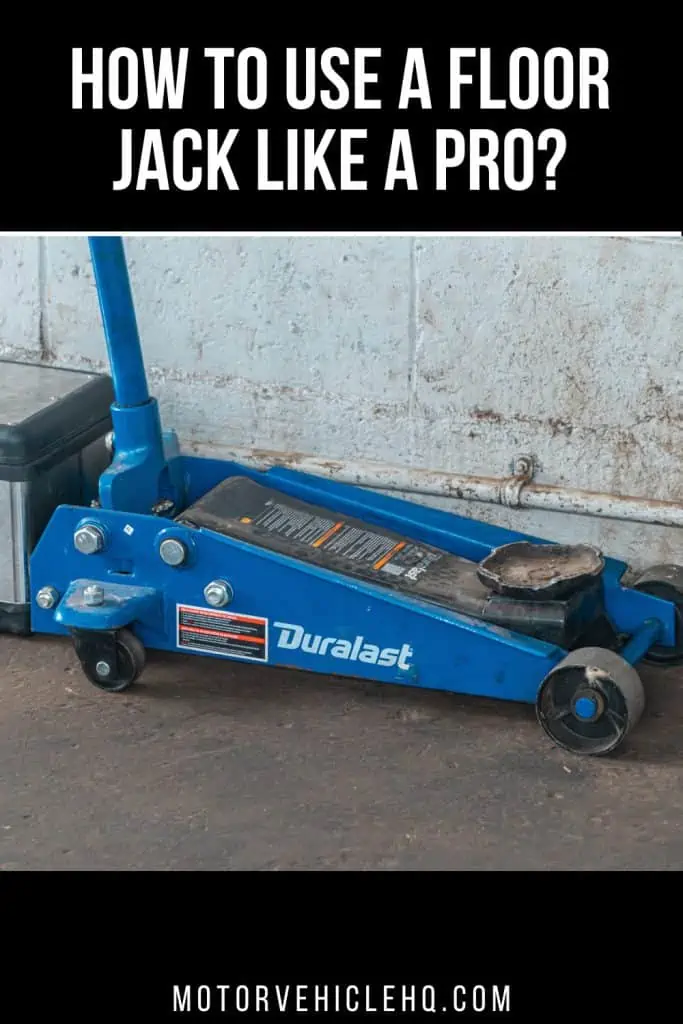 use a floor jack 1