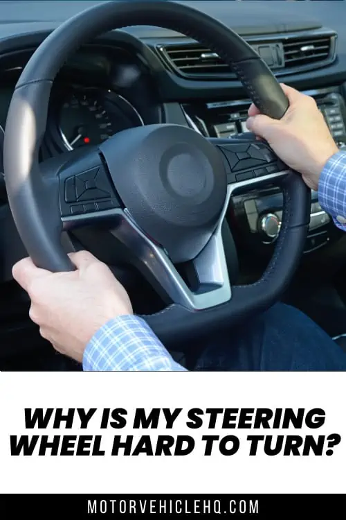 why is my steering wheel hard to turn 2